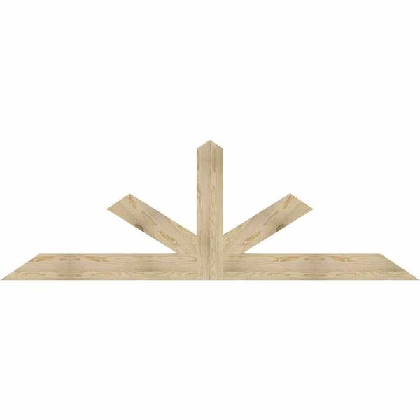 Saratoga Rough Sawn Timber Gable Bracket, Douglas Fir, 96
